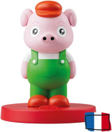 De tre små grisarna ljudfigur - ljudberättelser - leksak, pedagogiskt innehåll, fransk version, barn i åldrarna 4 till 6 Bebe Naty Shop Toys Standardtitel