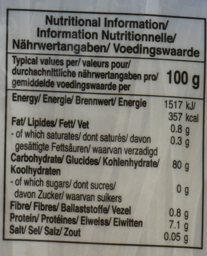 Cock Rice Nudlar, 3 mm, klass 1 (1 förpackning x 375 g)