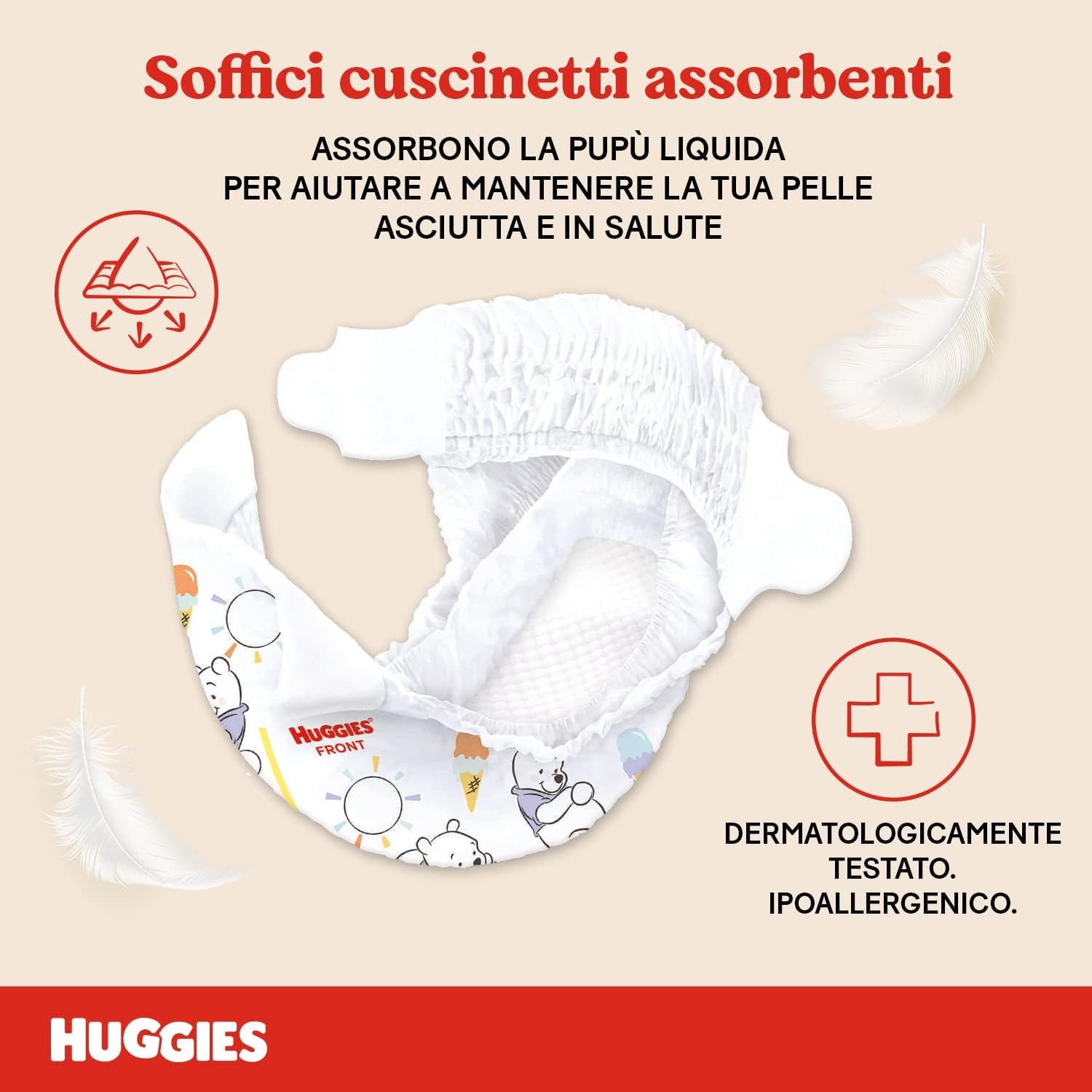 Huggies Extra Care Babyblöjor Storlek 1 (2-5 kg) Superabsorberande Disney Design Bulk Pack 160