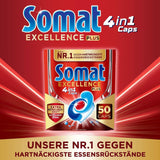 Somat Excellence plus 4In1 Caps (50 Caps), Naty Shop diskmaskinstabletter