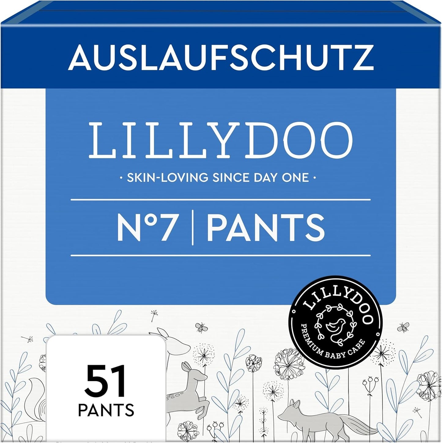 LILLYDOO hudvänliga byxor storlek 5 (12-17 kg) Månadslåda (105 stycken)