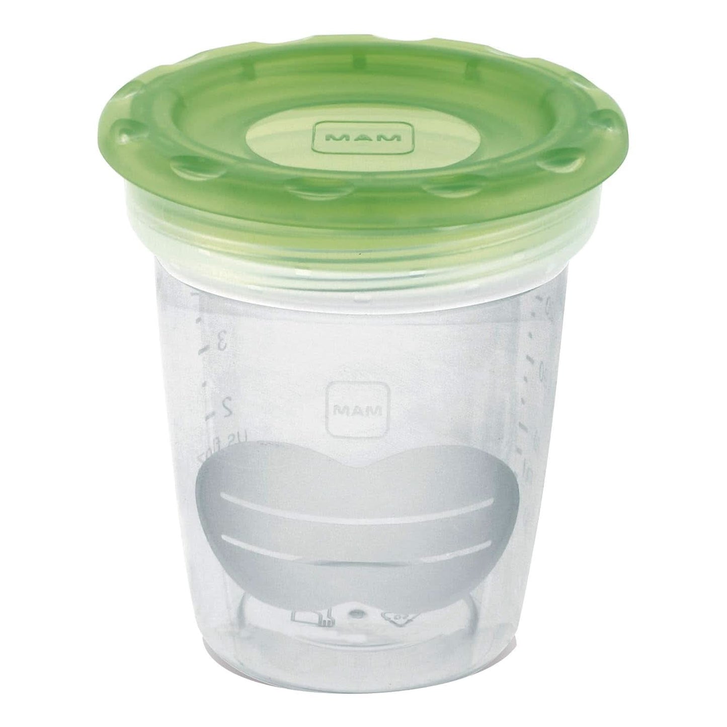 MAM Set med 5 behållare för mjölk och mat, gjorda av plast, utan Bpa och Bps Tillbehör Mat och Amning Bebe Naty Shop
