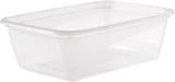 Kekeeper-set med 3 matförvaringsburkar, 3 x 1,25 l, 20,5 x 15,5 x 6,5 cm, Fredo Fresh, transparent blå Matförvaringslådor Naty Shop