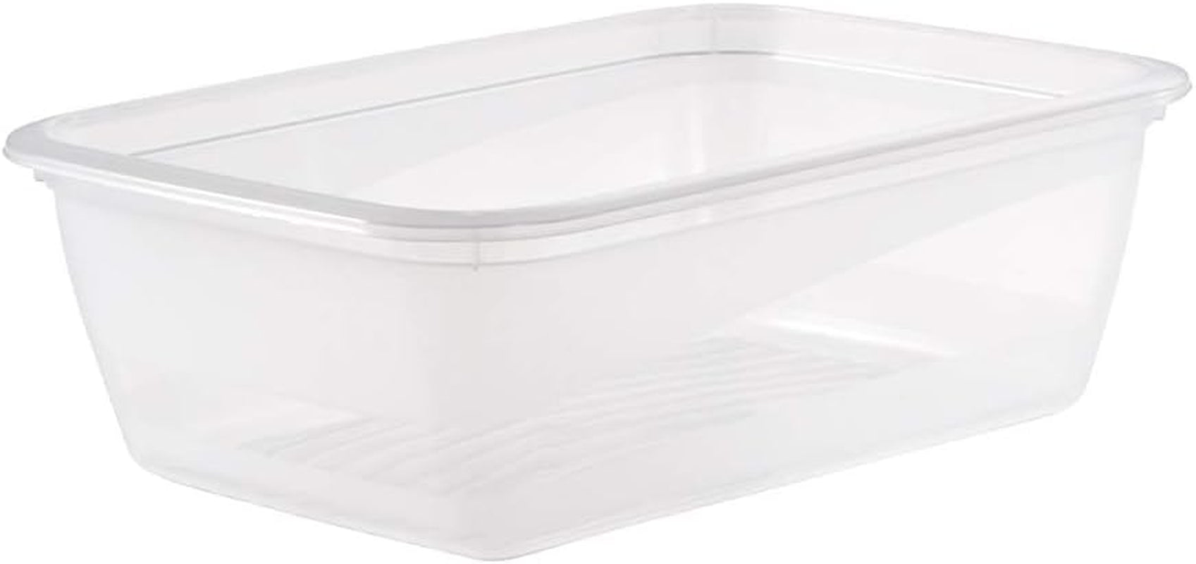 Kekeeper-set med 3 matförvaringsburkar, 3 x 1,25 l, 20,5 x 15,5 x 6,5 cm, Fredo Fresh, transparent blå Matförvaringslådor Naty Shop