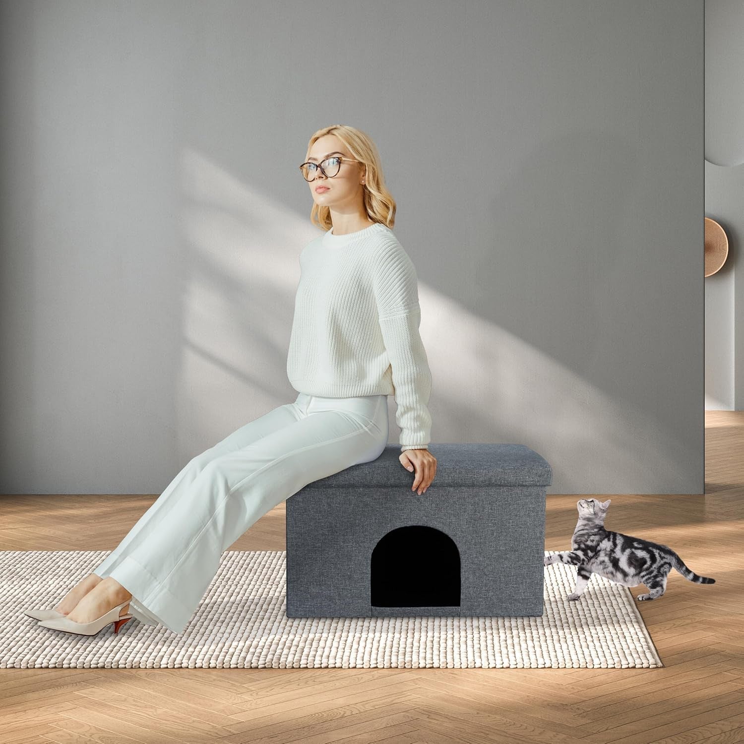 Filtar och möbler, husdjur, grottor och hus, katter, sängar för katter, katter - sängar, madrasser