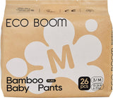 ECO BOOM Bamboo babyblöjor - storlek 6 (20 kg), växtbaserade Pull-Up blöjor (17 st) - Ekologiskt premium, parfymfritt, hudvänligt, superabsorberande