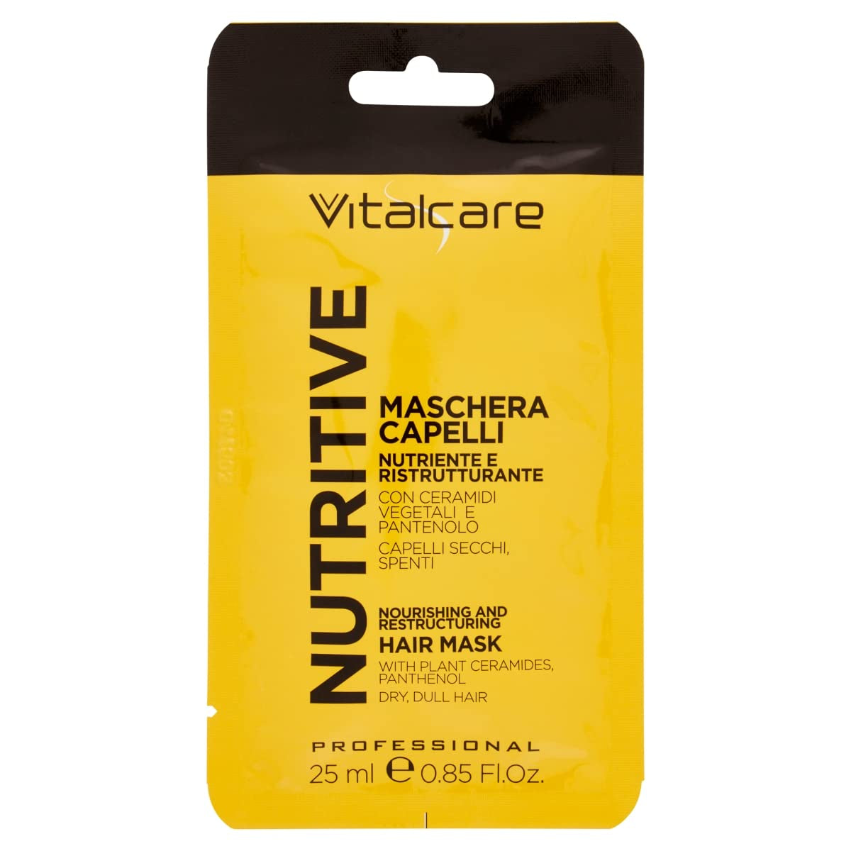 | Nutritive - närande och regenererande hårmask, behandling för torrt och glänsande hår, med vegetabiliska ceramider och panthenol, 25 ml Naty Shop hårmask Standardtitel