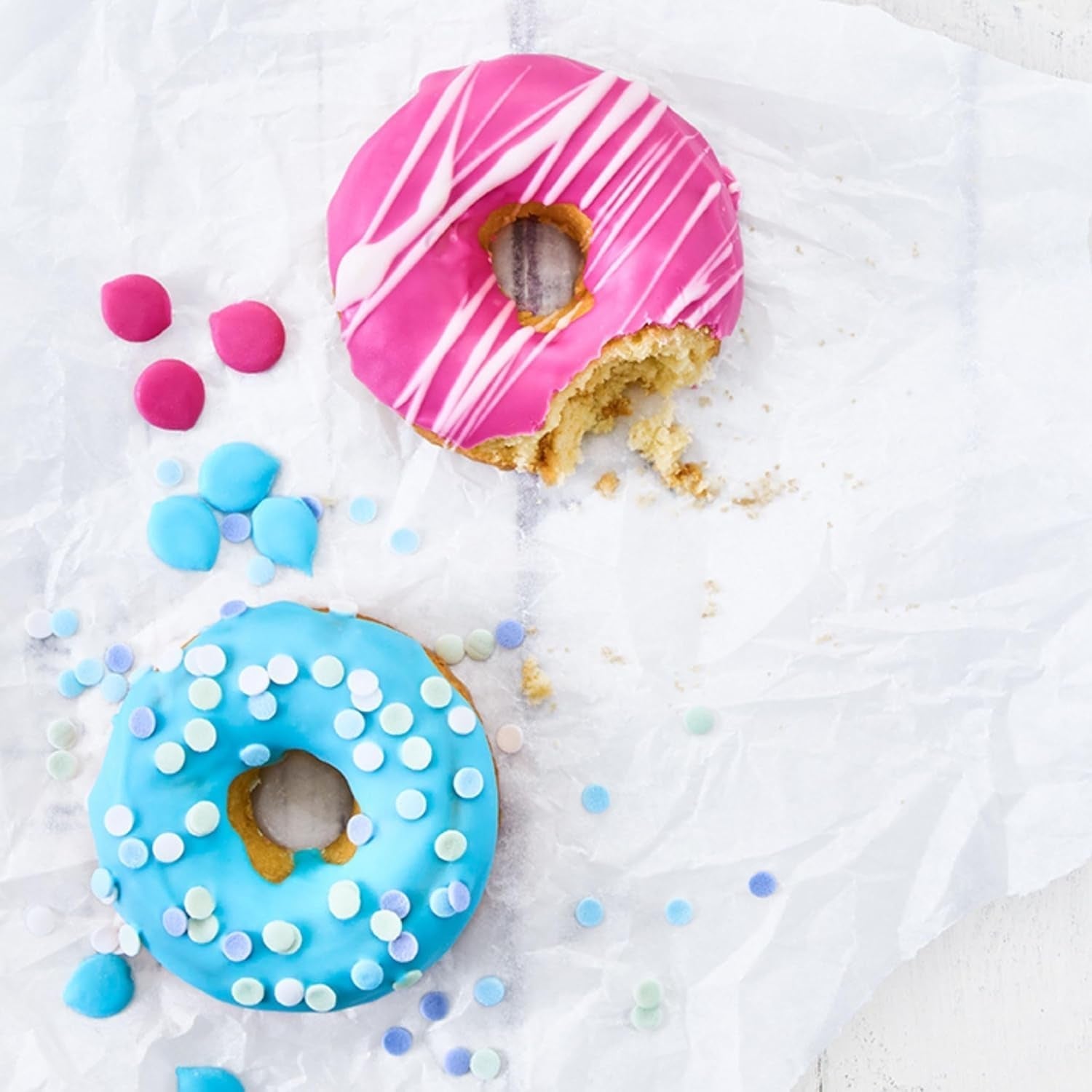 Birkmann, Easy Baking, Donutblech, Backform Für 6 Donuts, Mit Hochwertiger Antihaftbeschichtung, Ø 9 Cm, Mit Rezept, 881631 Formar och brickor för bakning Naty Shop