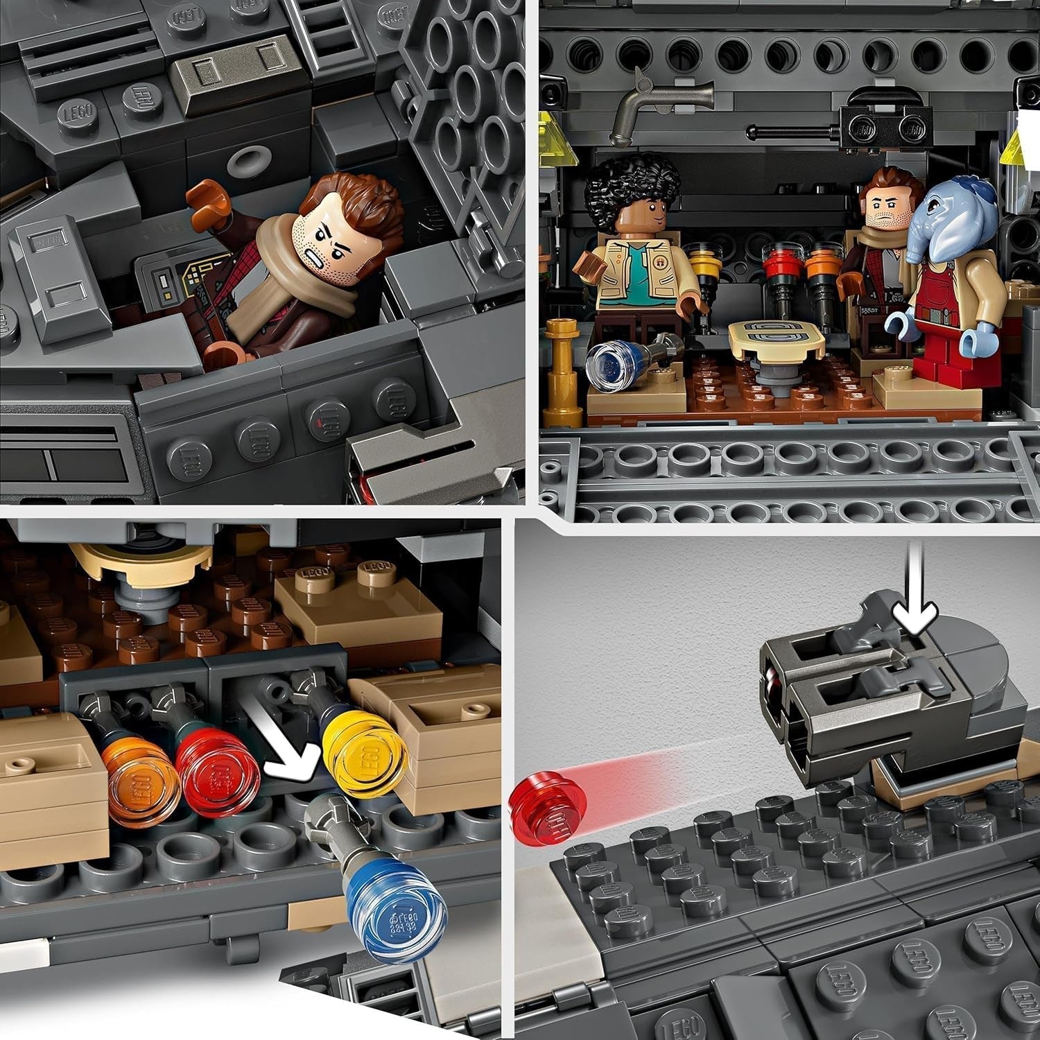 LEGO Star Wars: Skeleton Crew Onyx Cinder, byggbar och samlarbar rymdskeppsleksak för pojkar och flickor med 5 tecken, presentidé för fans från 10 år 75374 Byggset Besuche den LEGO-Store