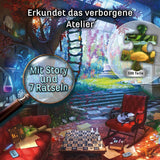 KOSMOS 683979 EXIT® Puzzle: The Hidden Studio 500-bitars pussel för vuxna och barn 10+ Escape Room Puzzle för nybörjare Pussel Naty Shop