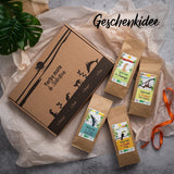 ORIGEENS BIO MATE TE-presentset X4 I Yerba Mate Bio 4X80G I Yerba Mate te-set, presentidé