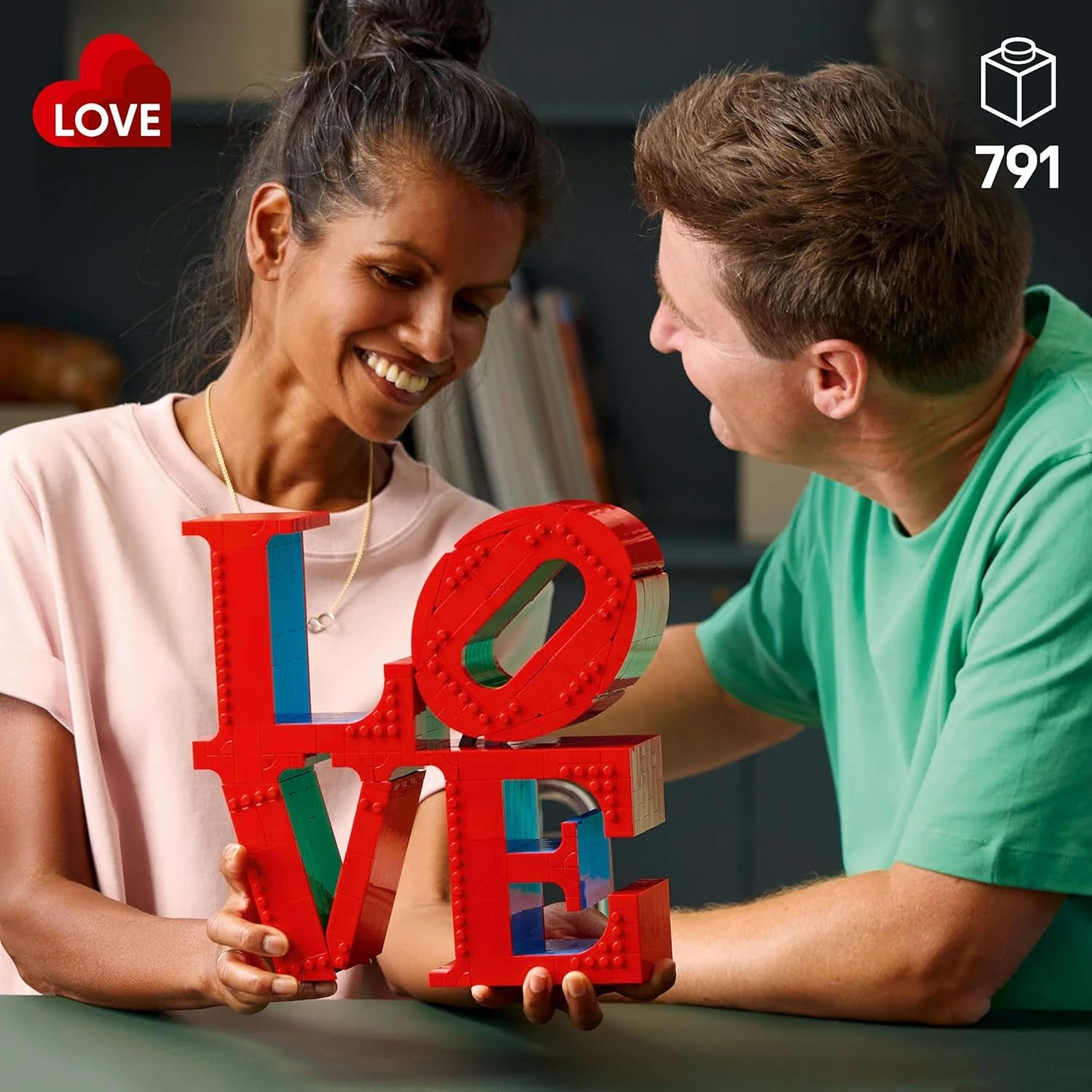 LEGO Art Love Byggset för vuxna Heminredning Alla hjärtans dag och Mors dag Present för kvinnor och män Kreativ aktivitet för konst- och designälskare 31214 Byggset Besuche den LEGO-Store