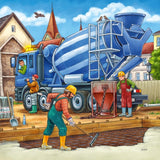 Ravensburger Pussel för barn - 09226 Stora byggfordon - Pussel för barn över 5 år, med 3X49 bitar Puzzle Naty Shop