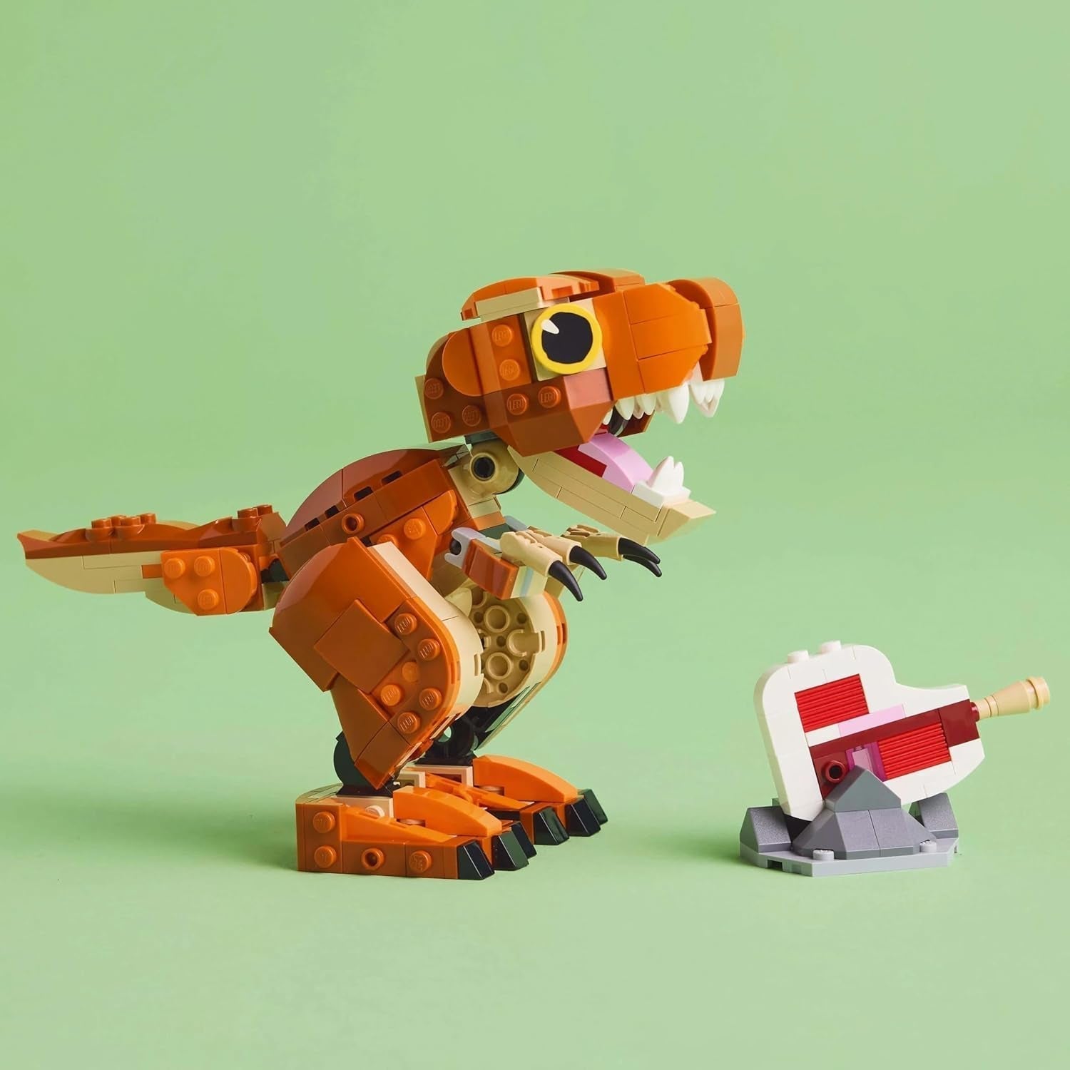 LEGO Jurassic World Little Eatie: T.Rex Byggleksak för pojkar och flickor 7 år gammal dinosauriebyggsats Presentmodell för barn med rörlig mun, huvud och svans 76967 Byggset Besuche den LEGO-Store