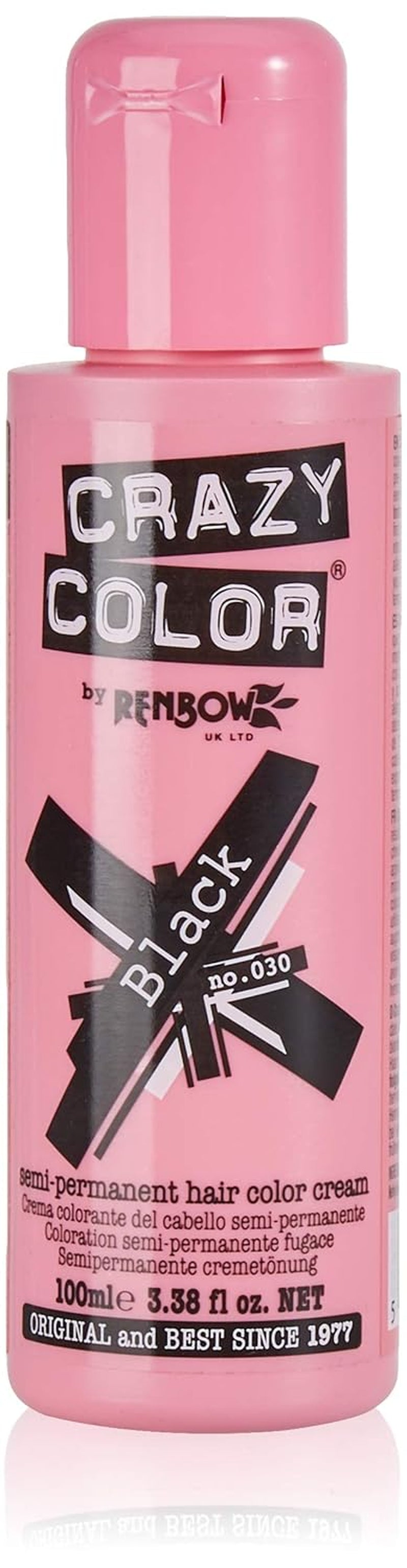 GO TOXIC UV semipermanent hårfärgskräm, 100 ml (1 förpackning) Naty Shop 30 Hårfärgning svart 100 ml (1 förpackning)