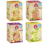 Teekanne Cold & Fresh BIO 4Er Mix - Med de nya varianterna citron-mint, persika-maracuja, apelsin-rosmarin, grapefrukt-mint-ingfära (4 X 45G)