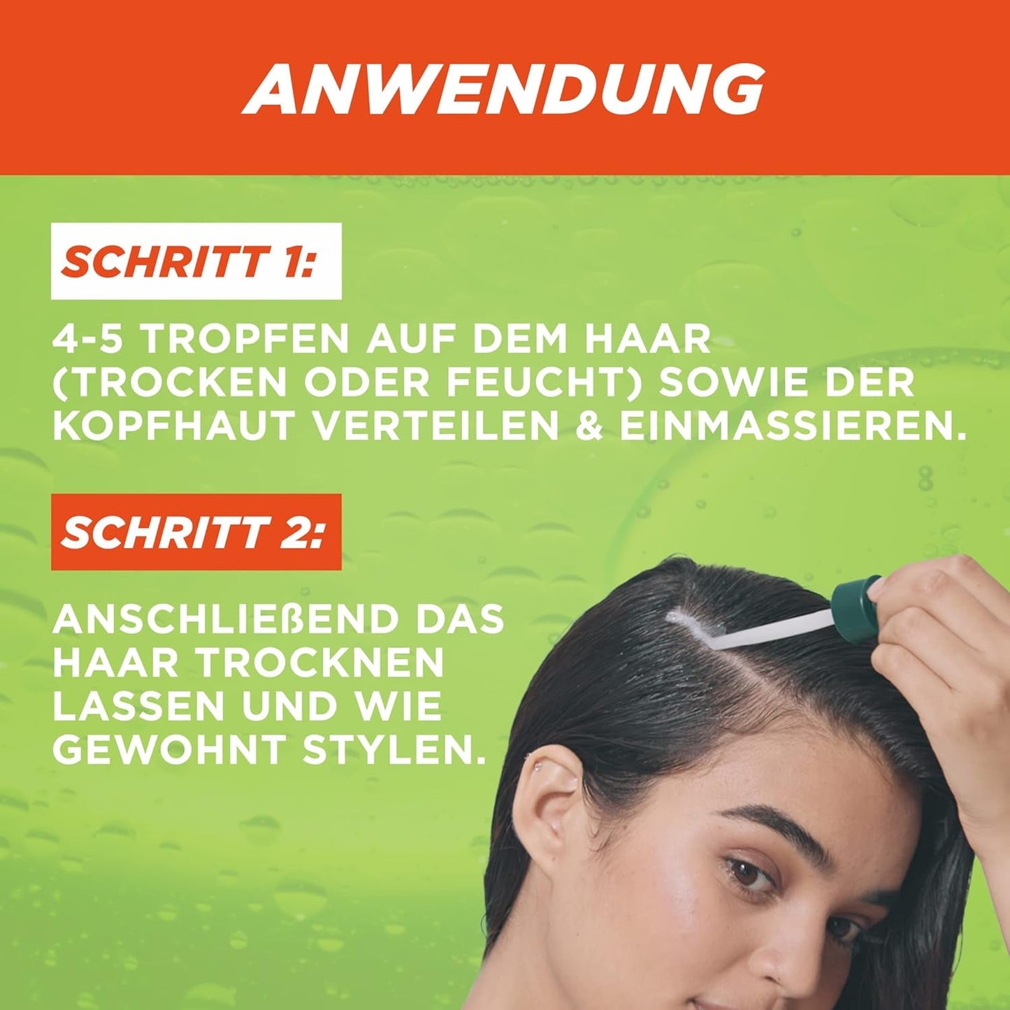 Garnier Strengthening Serum för tunnare hår och hårbotten Effektivt mot håravfall 2 x 125ml Garnier Hårvård