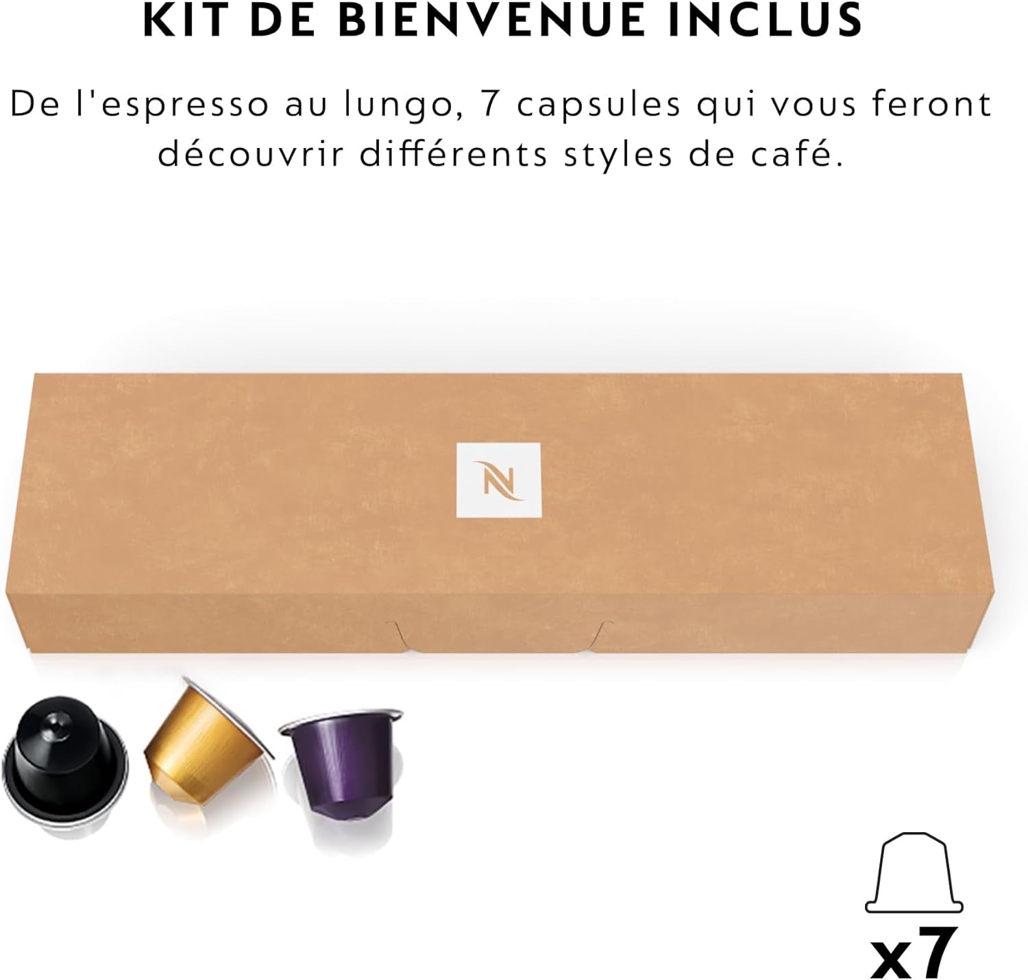 Krups Nespresso Inissia espressomaskin - Kompakt espressomaskin för kaffekapslar, 19 bars tryck, snabb uppvärmning på 25 sekunder, energisparfunktion, 0,7 l vattentank, röd, modell YY5506FD