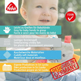Fehn Crackling Fish - Fånga och leka leksak för bebisar - Fånga djurleksak för bebisar - Motorisk leksak och sprakande leksak för bebisar och småbarn från 0+ månader Baby Toys Naty Shop