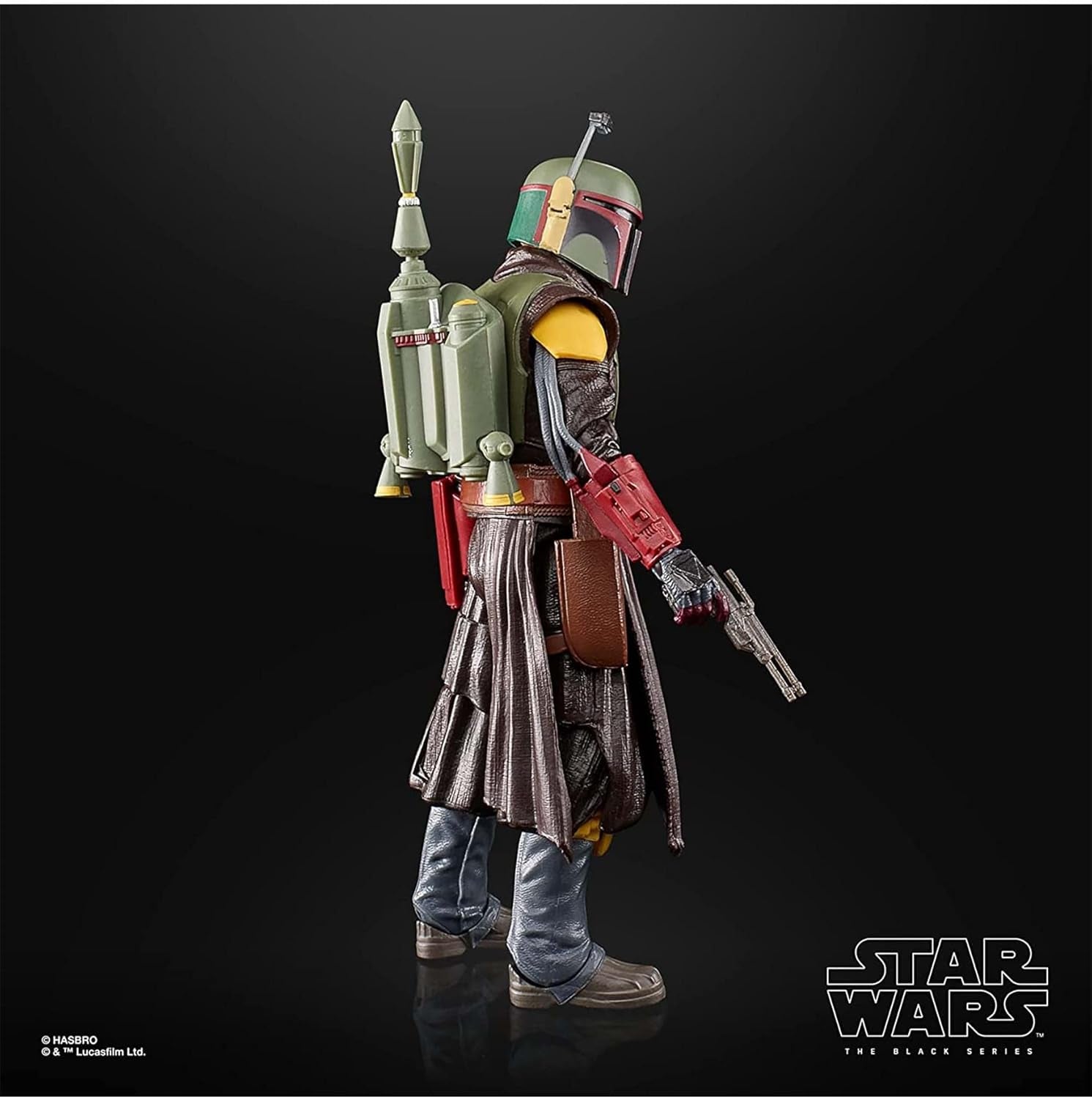 Star Wars Hasbro Black Series Boba Fett (tronrummet): The Book of Boba Fett samlarfigur, för barn 4+ år, multi, 15 cm höjd Actionfigurer Naty Shop