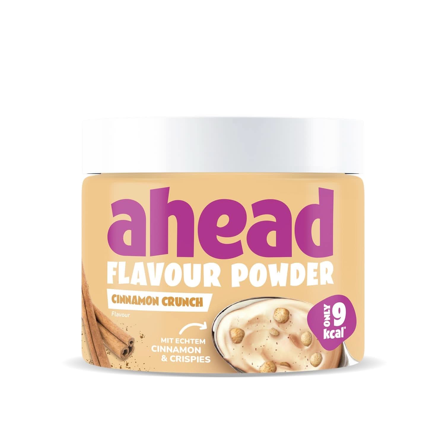 Ahead Flavor Pulver, Jordgubbschoklad 250 gram, 83 portioner Smaker Naty Shop Cinnamon
