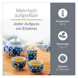 Ti Guan Yin Bio Oolong Tea 100g - Högkvalitativt ekologiskt Oolong-te från Kina - Wu Long (ceremoniell kvalitet) - För teälskare och kännare - Mycupoftea