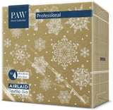 PAW - Airlaid servetter (40 X 40 Cm) I 50 delar I Perfekt för jul, vinter, helgdagar I Julaftons bordsdekorationer I Airlaid tygliknande servetter Vintergrenar I Vintergrenar