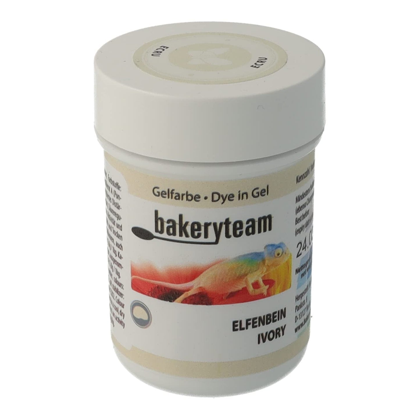 Bakeryteam matfärgningsgel för glasyr, ljusgul, 35 g