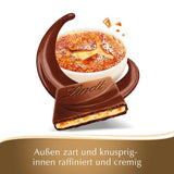Bar Crème Brûlée Lindt Chocolate Creation | Crème Brûlée fyllning med krispig kola, toppad med den finaste mjölkchokladen | Chokladkaka | Chokladpresent, 150g