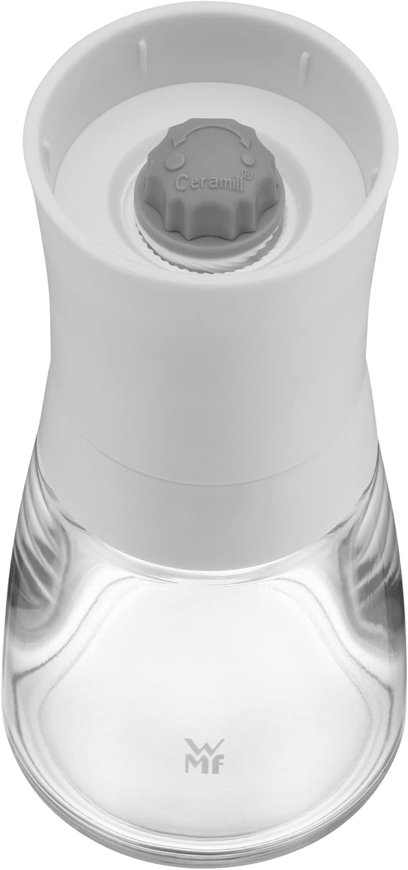 WMF Trend salt- eller pepparkvarn 14 cm, utan fyllning, keramisk kvarn, plast, glas, vit Kvarn och skivare Naty Shop