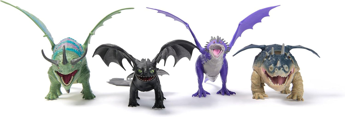 Dreamworks Så tränar du din drake 22 cm Längd Basic Dragon Tandlös figurleksak för barn 4+ Actionfigurer Naty Shop