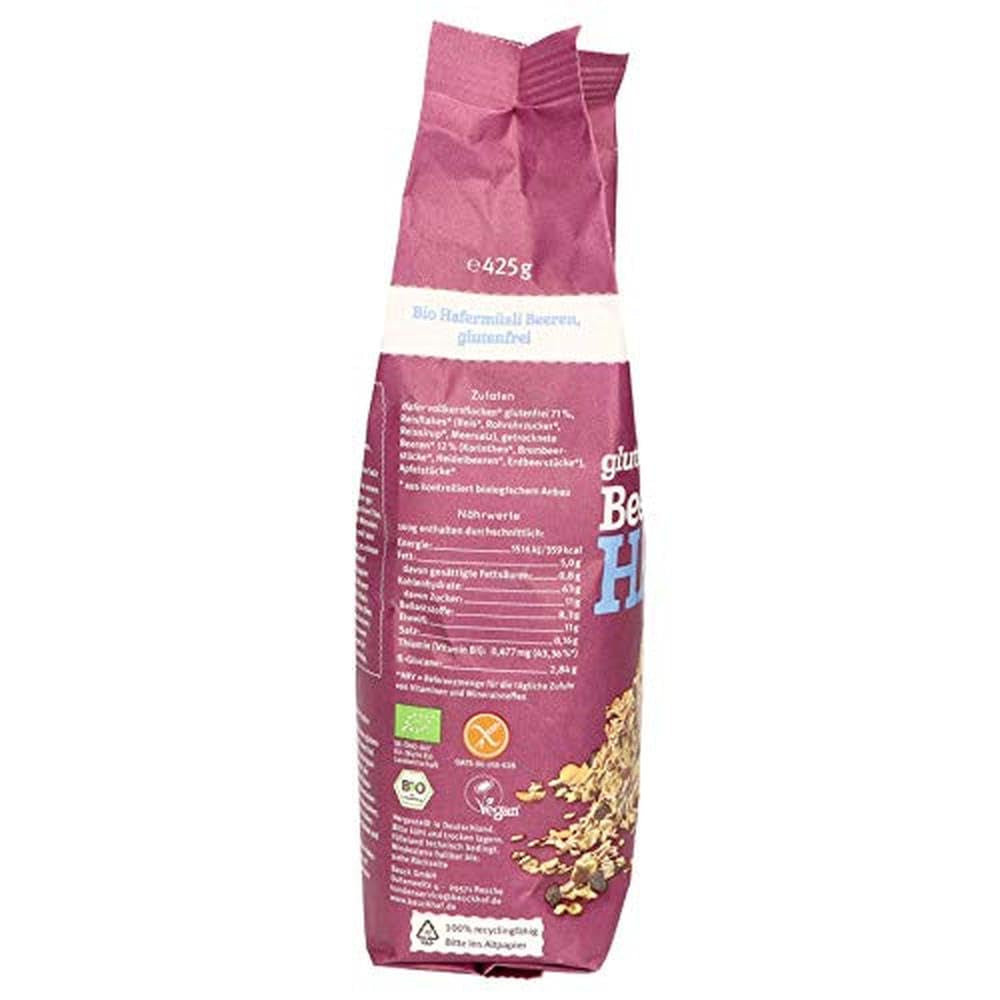 hof havre müsli med bär, glutenfri (425 g) - Bio