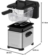 Tefal Family Pro Access 4.0L, 3000 Watt, semi-professionell, med olja, avtagbar oljetank, kylzonsteknik Vitvaror Naty Shop