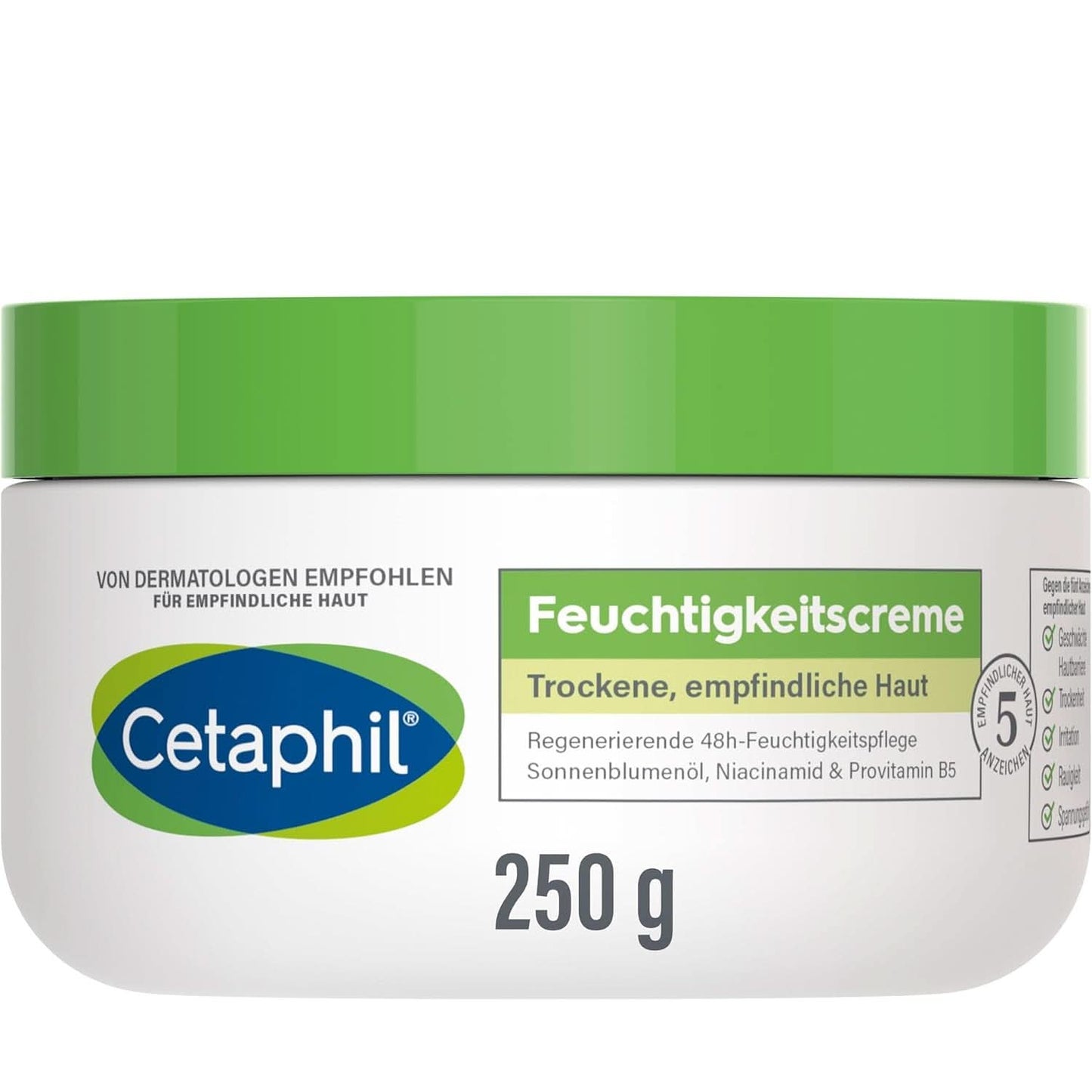 Cetaphil Moisturizing cream för torr, känslig hud 85 ml Dusch och bad Naty Shop 250 gram Mandel