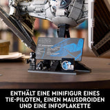 LEGO Star Wars Tie Interceptor Ultimate Collector Series Kreativt byggset för vuxna Starfighter Brick Model Fan Present Samlarobjekt Ucs Set 75382 Byggset Besuche den LEGO-Store