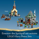 LEGO Harry Potter Hagrid's Hut: Ett oväntat besökset med 5 minifigurer och 2 djurfigurer, present för kvinnor och män, magisk äventyrsleksak, fantasiset 76428 Byggset Beuche den LEGO-Store