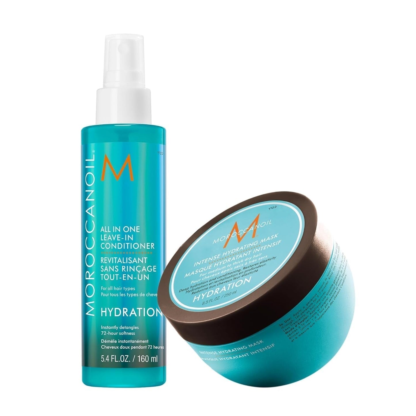 Moroccanoil Intensive Moisturizing Mask Naty Shop Hair Mask 250 Ml (1 förpackning) Förpackning med leave-in balsam, 160 ml