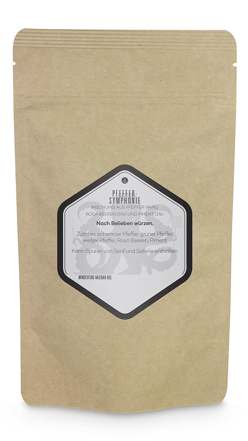 Ankerkraut Symphonie, pepparmix för smaksättning med arom och smak, 140 gram Condiments Naty Shop