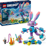 LEGO Dreamzzz Izzie och Bunchurro Spelkaninleksaken för barn 7+ 2-i-1 lekset med Hero Minifigure och Cyberling för fantasifull lekupplevelse 71490 Byggset Besuche den LEGO-Store Standardtitel
