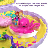 Polly Pocket Kista Wrap Around Shell Bag Underwater 2 Dockor 1 Ubåt Polly Pocket Mermaid Toy 4 år gammal leksak GNH11 Naty Shop Dolls