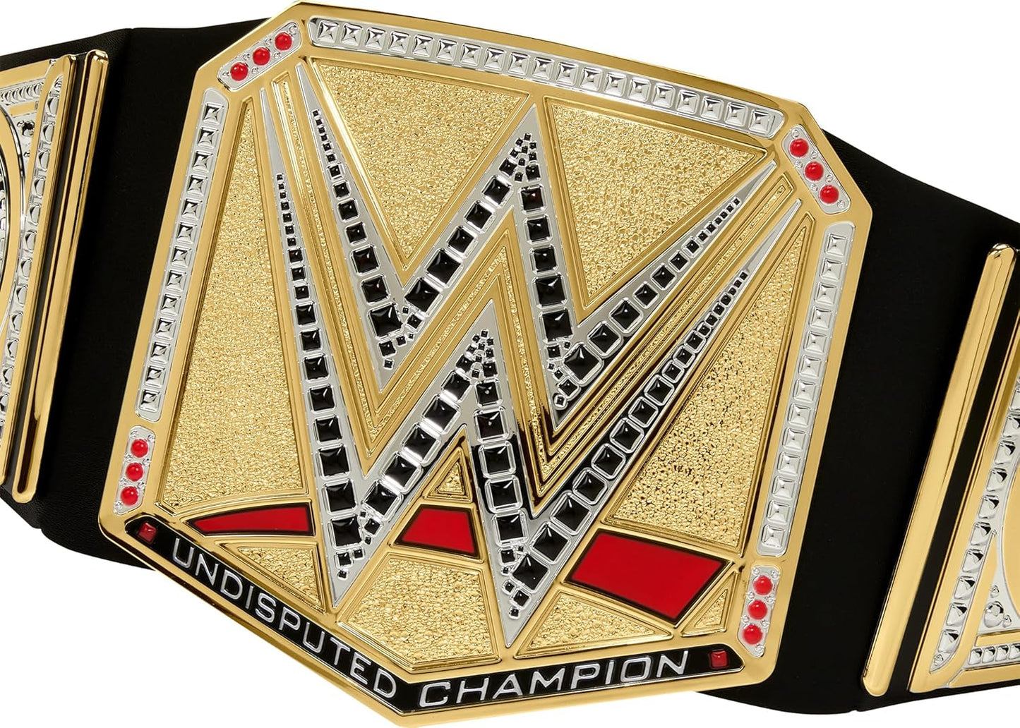 Mattel Mattel WWE Championship-bälte, obestridda WWE Universal Championship-rollspel och kostym, ca. 100 cm långt konstläderbälte med unik passform, HYJ35 actionfigurer Naty Shop