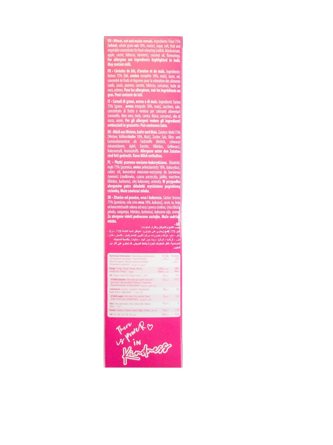 Barbie Rainbow Loops flingor, färgglada ringar av vete, havre och majs med fruktsmak för den perfekta frukosten, 1 förpackning (1 x 350g)