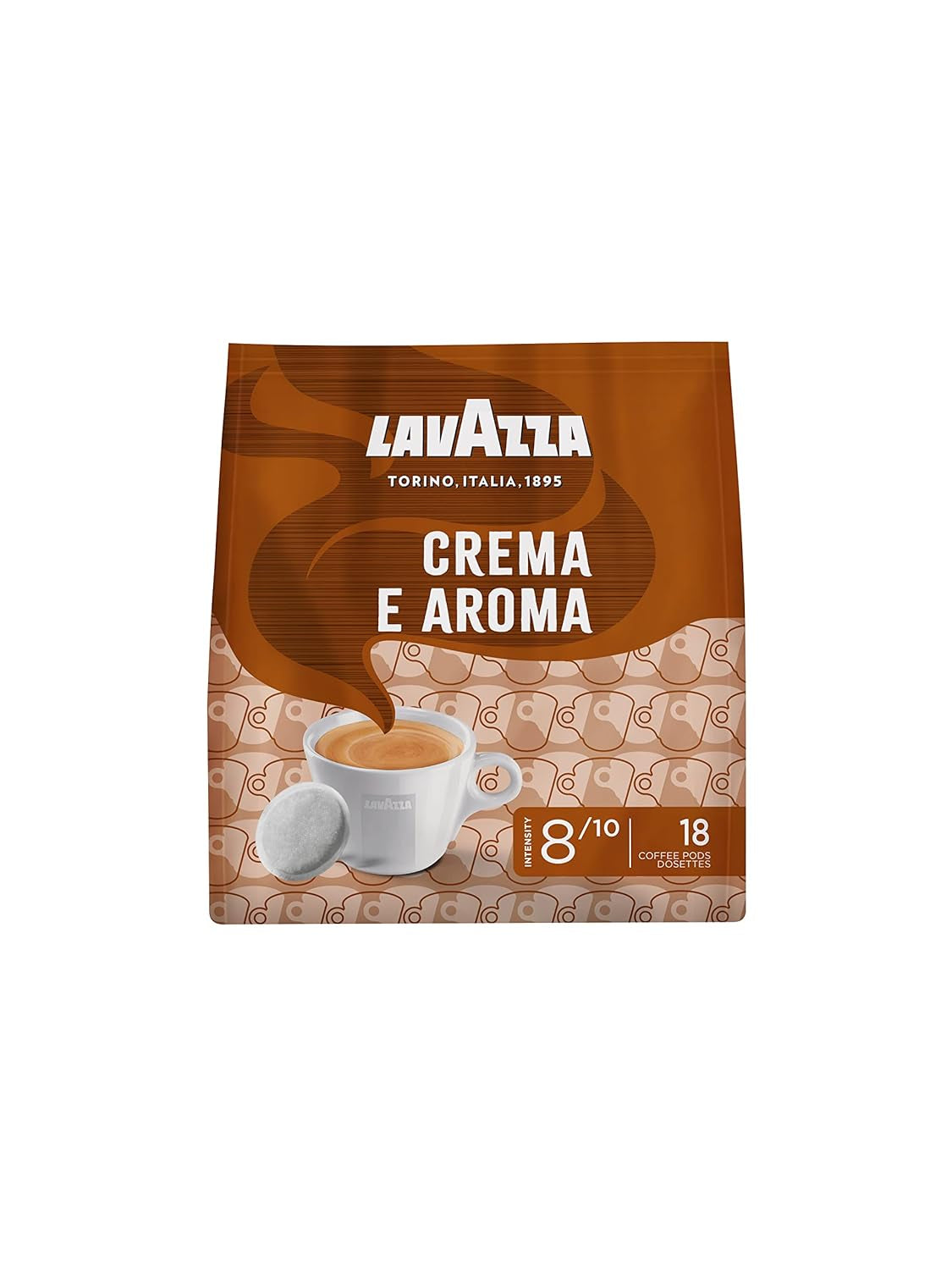 Lavazza Crema E Arom, krämig och aromatisk smak, medium Röstung, 18 Pads