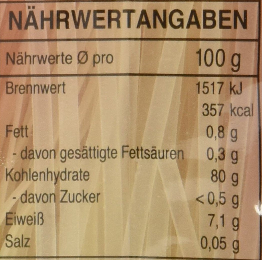 Aroy-D Risnudlar Glutenfria 3 mm förpackningar (1 förpackning x 375 g)