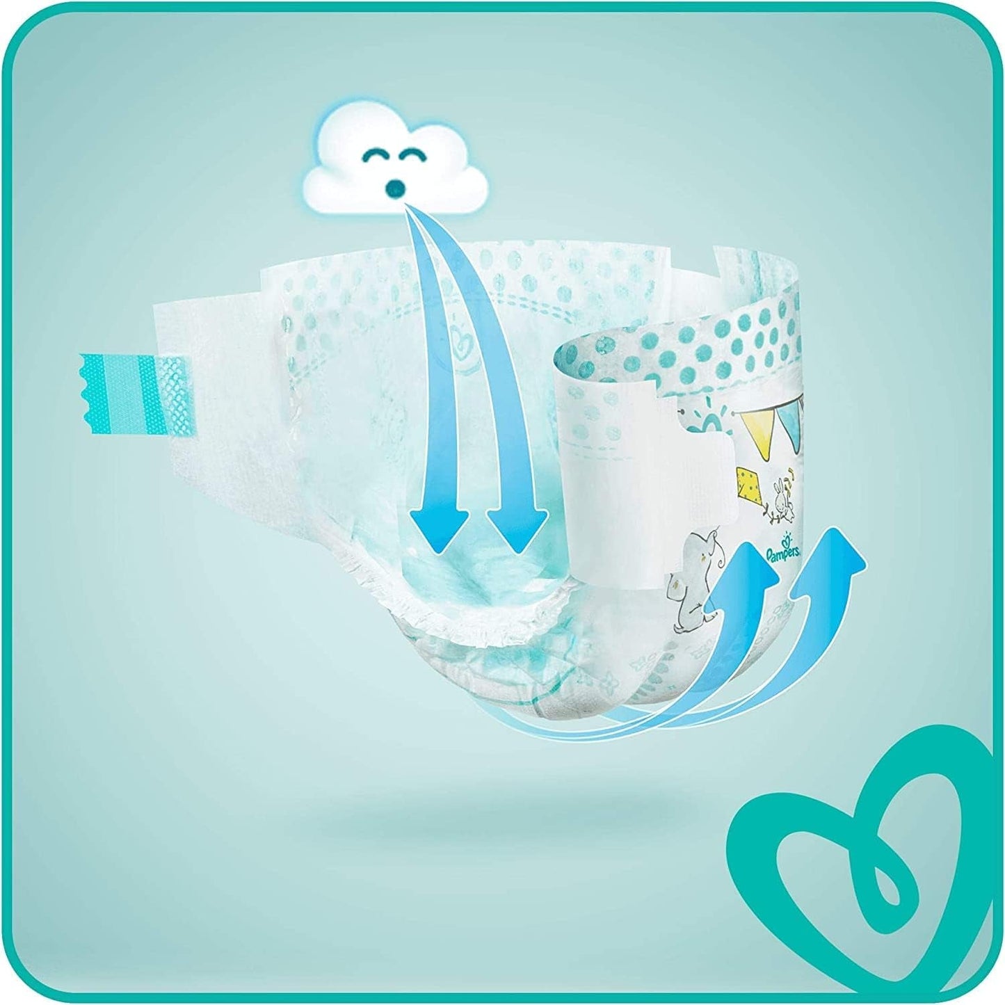 Blöjor PAMPERS Baby-DRY stl 7 123