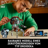 LEGO Star Wars Droideka-set, Droidmodellsats för vuxna, skrivbordsdekor, samlarobjekt, presentidé för män och kvinnor 75381 Byggset Besuche den LEGO-Store