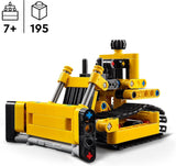 LEGO Technic Heavy Bulldozer Byggleksak Bulldozer Lägg till på din byggarbetsplats Byggleksak för barn Teknisk present för pojkar och flickor 7 år 42163 Byggset Besuche den LEGO-Store