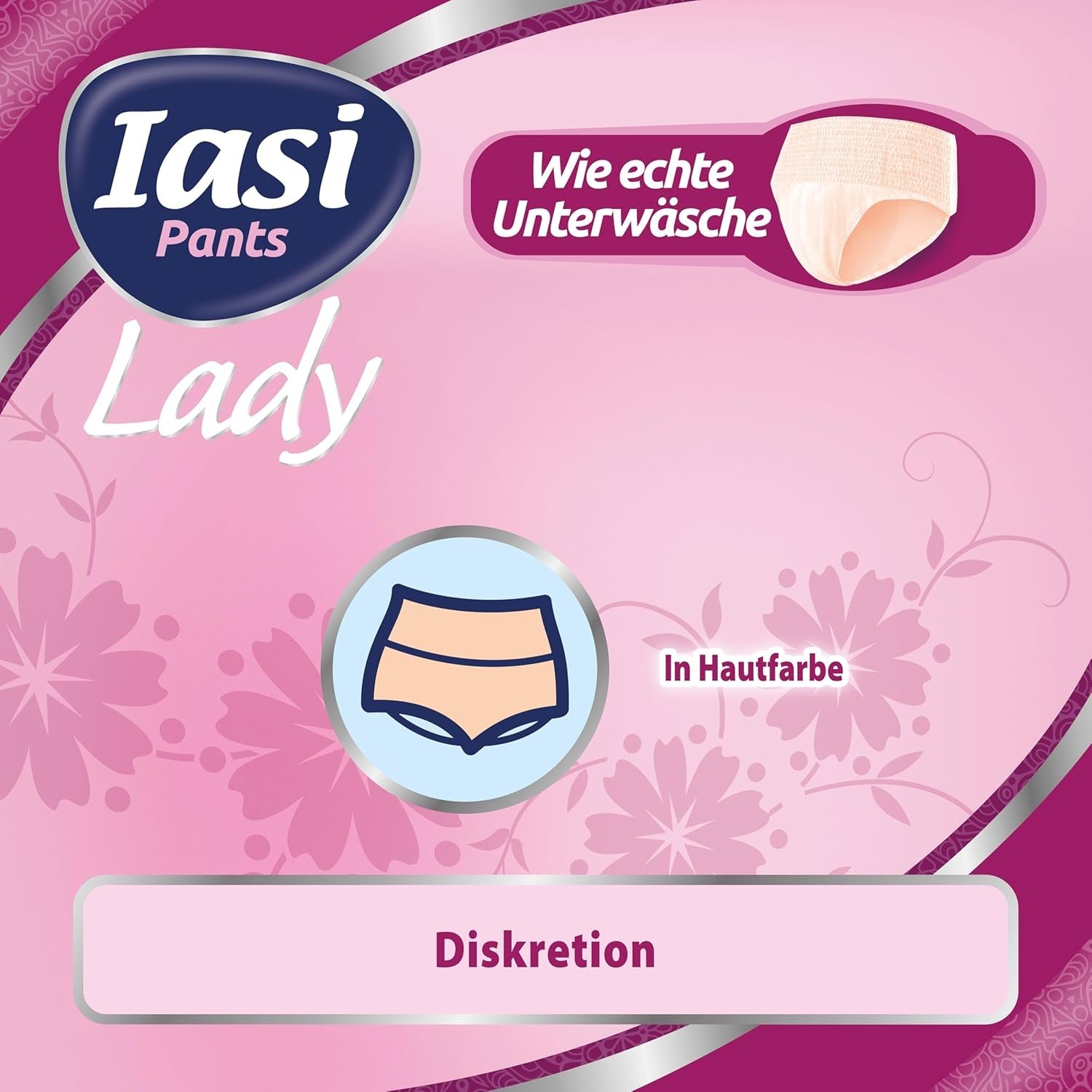 LADY Pants 48 Disponibel urininkontinensbyxor Absorbens Plus Size S för kvinnor 48 st