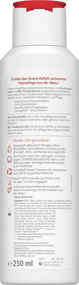 Lavera Care Shampoo Color Shine & Care, vegan, 250 ml Dusch och bad Naty Shop