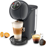NESCAFÉ Dolce Gusto Genio S Plus från Krups, kompakt kapselkaffemaskin, kapacitet 0,8 liter, 1500 watt, automatisk avkalkningsvarning, space grey, KP340B